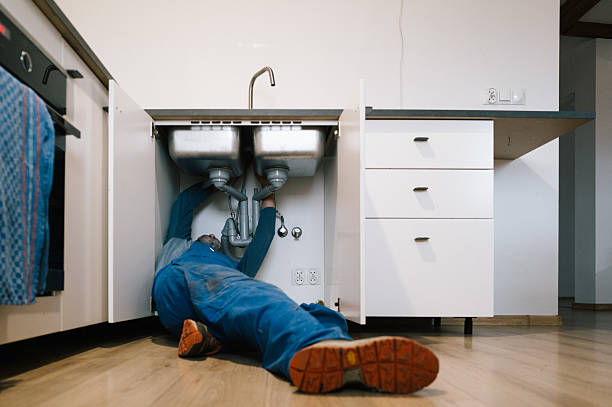 Professional Plumbing technician working in Moseley, VA